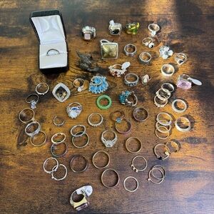 Large Ring Lot Craft Wear Repair Resell